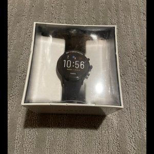 Fossil Gen 5 Smartwatch  The Carlyle HR Black Silicone OBO